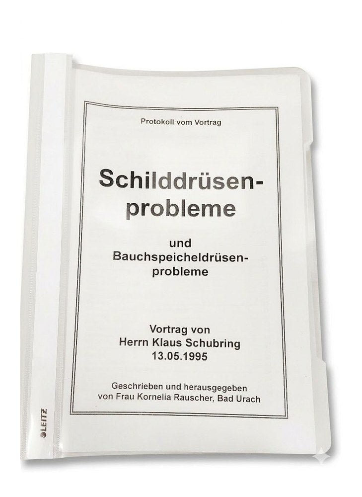 Schilddrüsenprobleme und Bauchspeichel… (Schubring, Klaus)