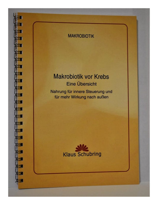Makrobiotik vor Krebs (Schubring, Klaus)
