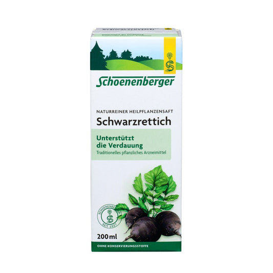 Schwarzrettich, Naturreiner Heilpflanzensaft