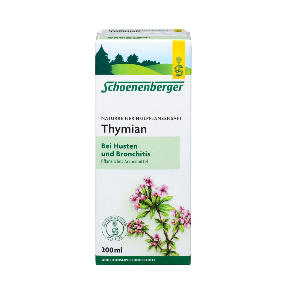 Thymian, Naturreiner Heilpflanzensaft bio