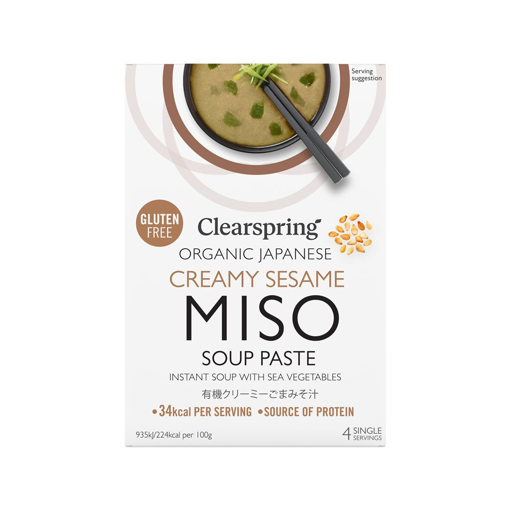 Instant Misosuppe (Paste) mit Tahin & Algen