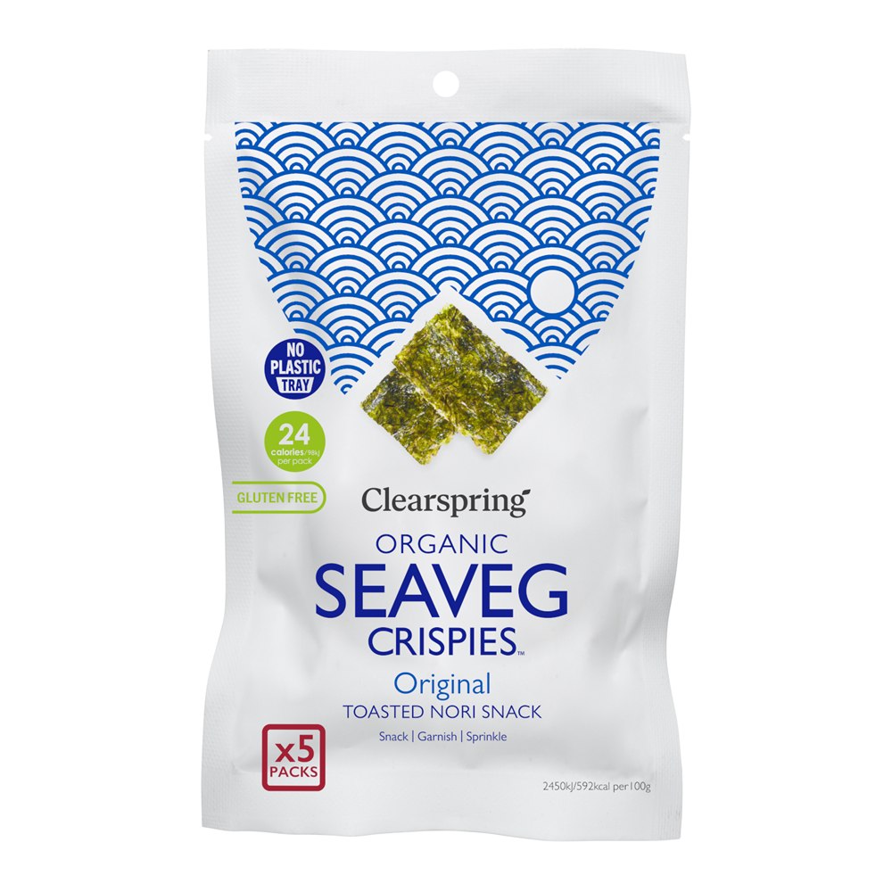 Seaveg Crispies (gerösteter Nori Snack) - Original