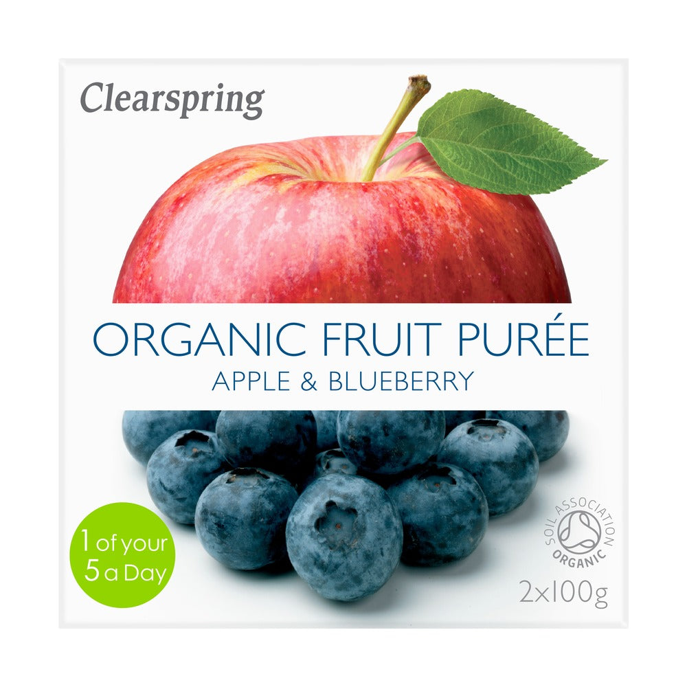 Fruchtpüree Apfel-Blaubeere