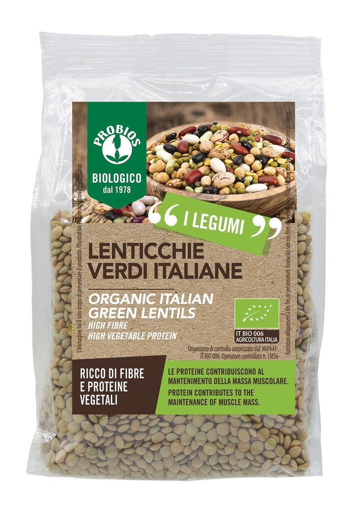 Grüne Linsen aus Italien