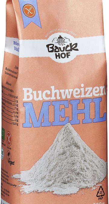 Buchweizenmehl Vollkorn, BIO, 500g, Bauckhof