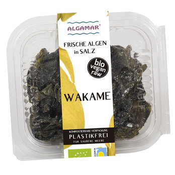 Wakame (Frische Algen in Salz), BIO, 100.0 g, Algamar