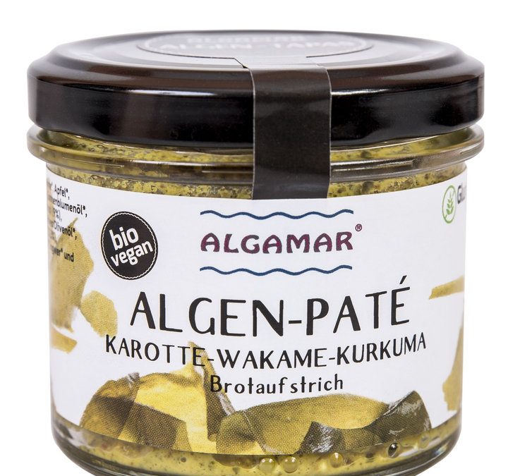 Algen-Paté (Karotte-Wakame-Kurkuma), BIO, Algamar, 100g