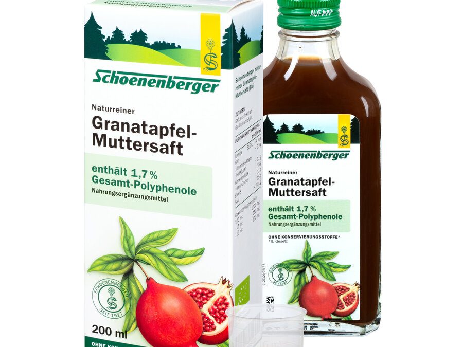 Granatapfel-Muttersaft, naturrein, BIO, Schoenenberger, 200ml